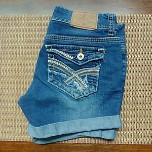 Medium Wash Shorts